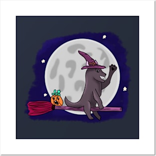 Halloween kitten Posters and Art